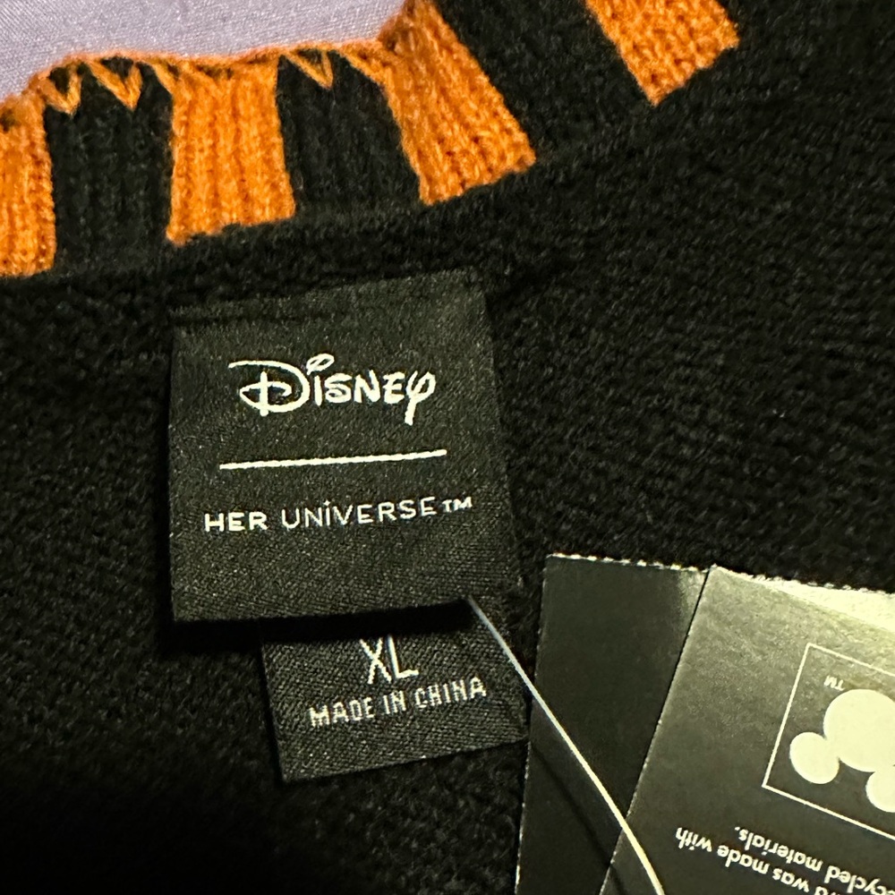 Disney Black and Orange Halloween Vest - Picture 4 of 6